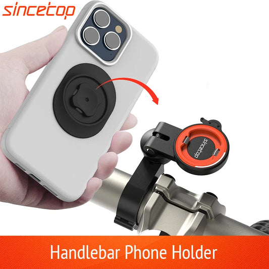 SINCE TOP Universal Bike & Motorcycle Phone Mount – Quick Release, 360° Rotation – phone-stand