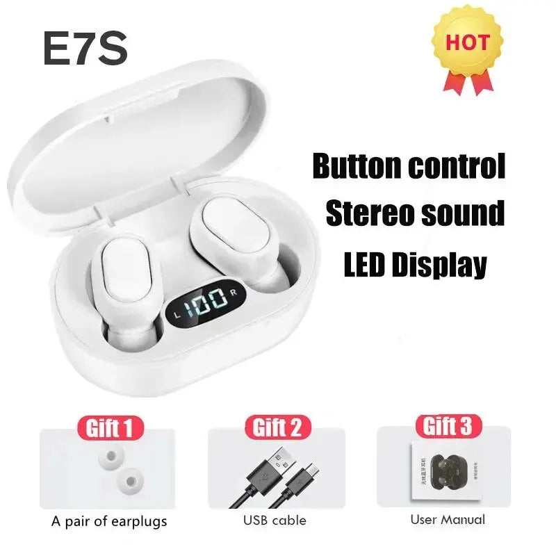 dtvane E7s TWS Wireless Headphones – 40H Playtime, Waterproof