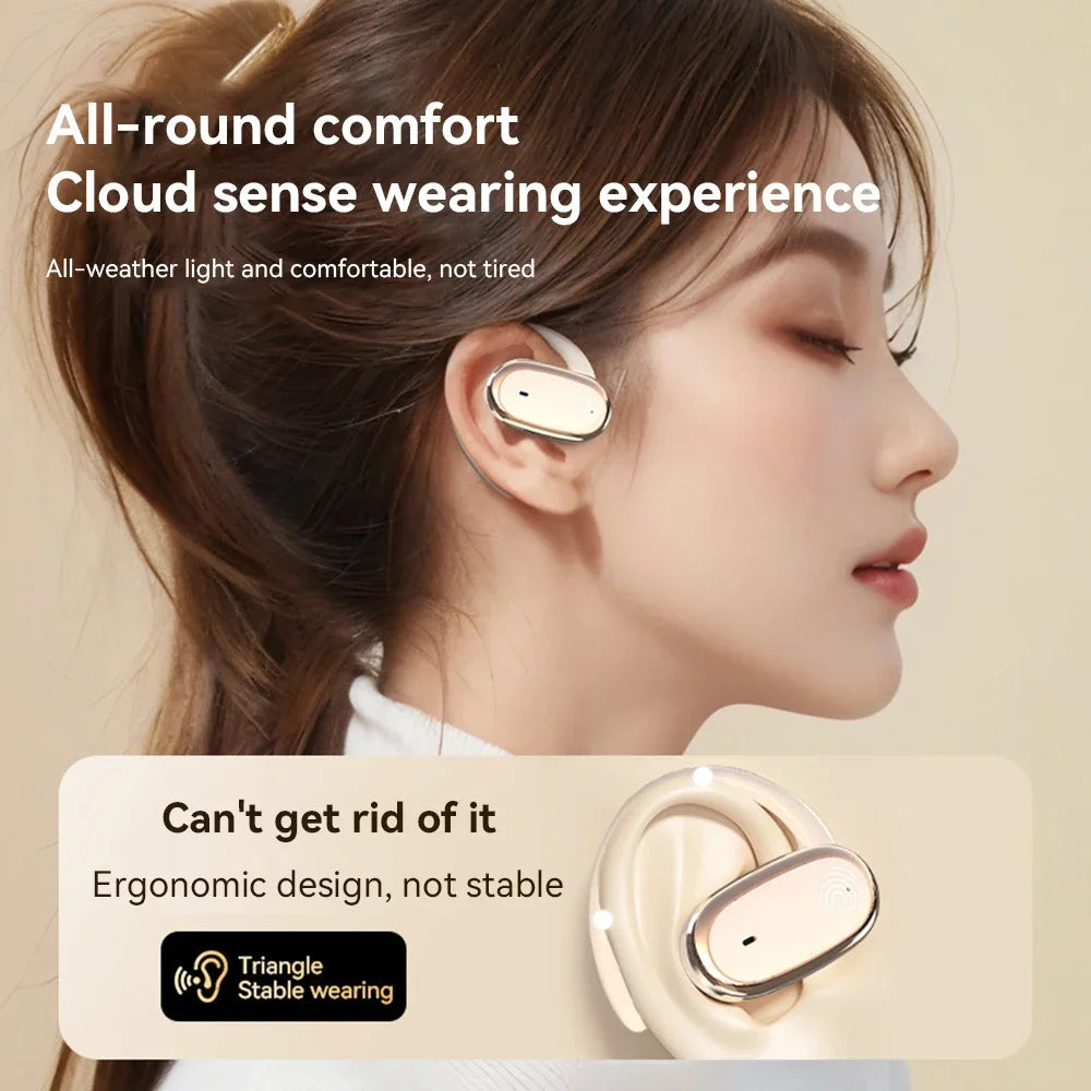 TWS Bluetooth 5.3 Earbuds – LED Display, ANC, Waterproof