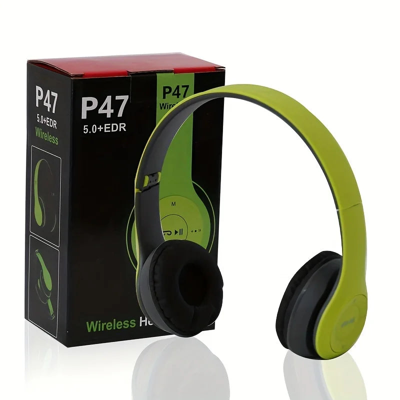 DIXSG P47 Bluetooth 5.0 Over-Ear Headphones – Portable & Waterproof