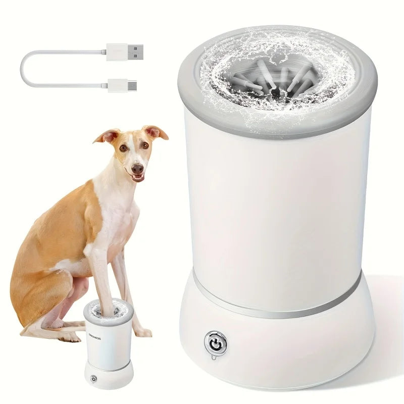 Automatic Dog Paw Washer – Gentle Electric Paw Cleaner