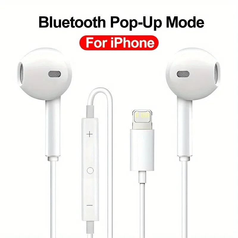 KADIXI Wired In-Ear Headphones with Mic & Volume Control – 3.5mm Earbuds for Phone, Laptop, Tablet