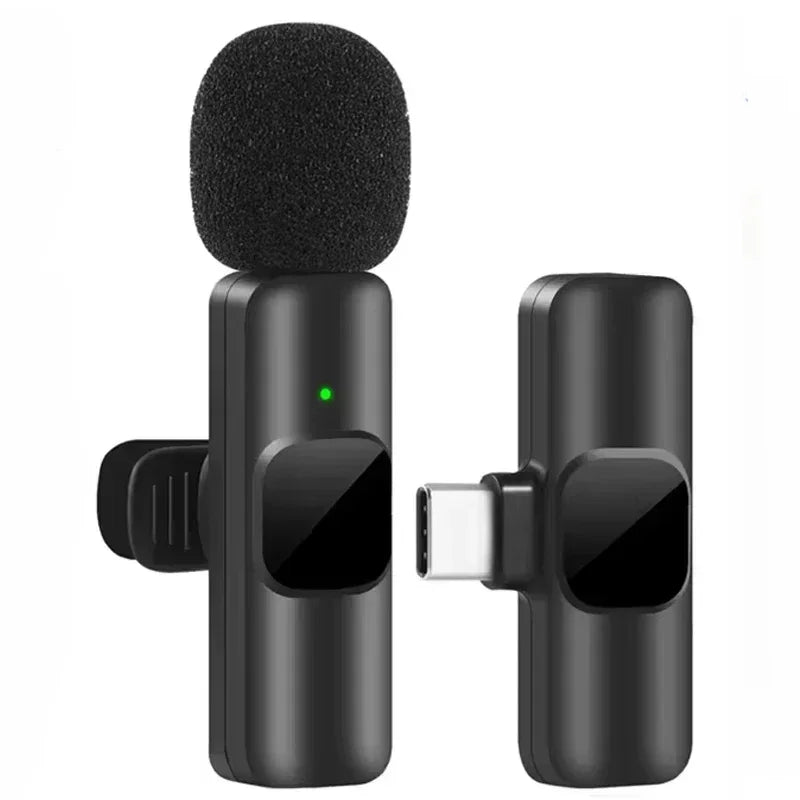 VIKEFON K9 Wireless Lavalier Microphone – Dual-Compatible Bluetooth Mic for iPhone & Android