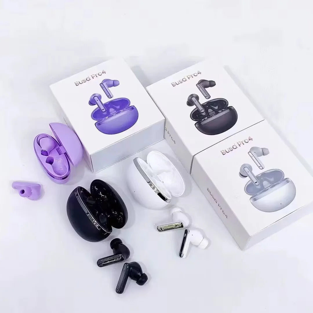 AIBOULLY Noise-Cancelling Earphones – Bluetooth, Buds4 Pro Compatible