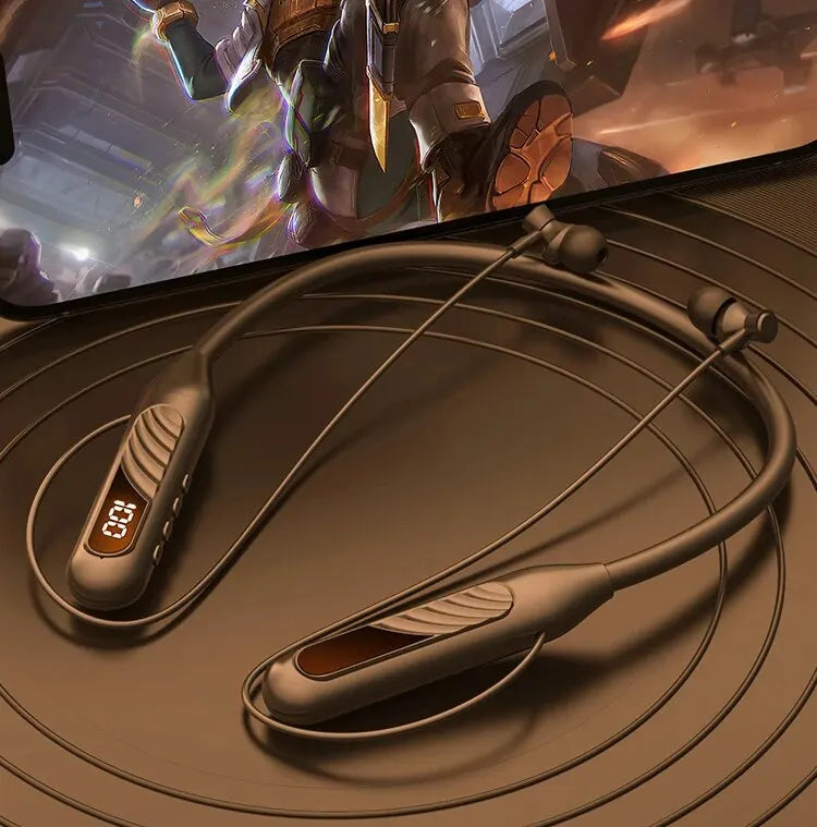 Wireless Bluetooth Earbuds with Touch Control & Charging Display