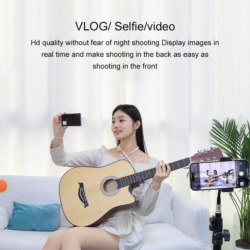 Wireless Magnetic Monitor & Lavalier Mic Kit for Vlogging & Streaming