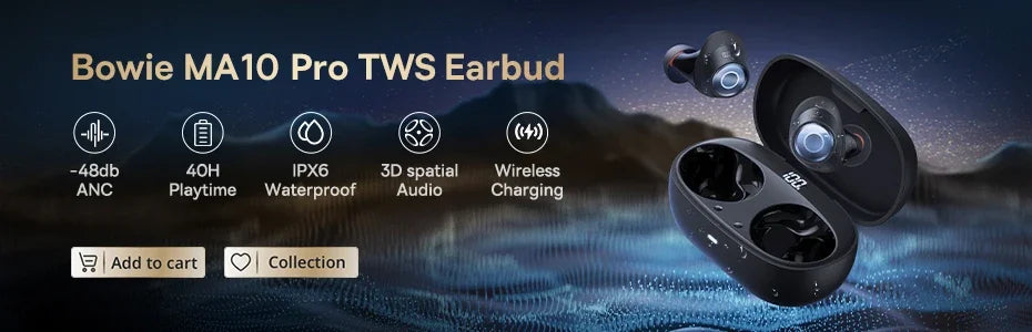 BASEUS Bluetooth 5.3 Earbuds – 30H Battery, TWS Wireless