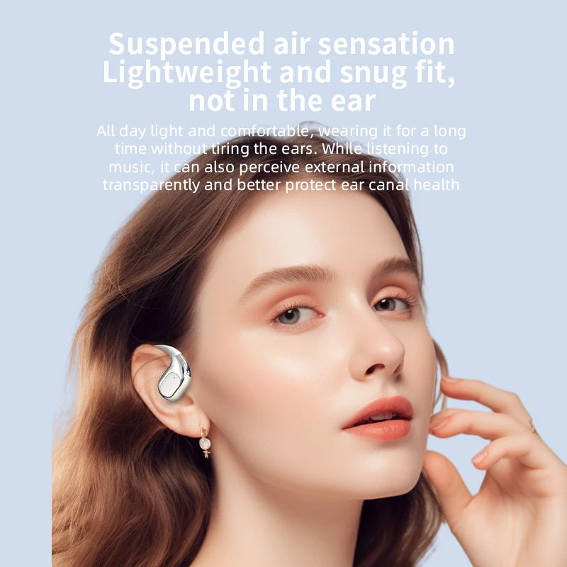 WJOY Bluetooth 5.4 Translation Ear Hook Headphones – 144 Languages