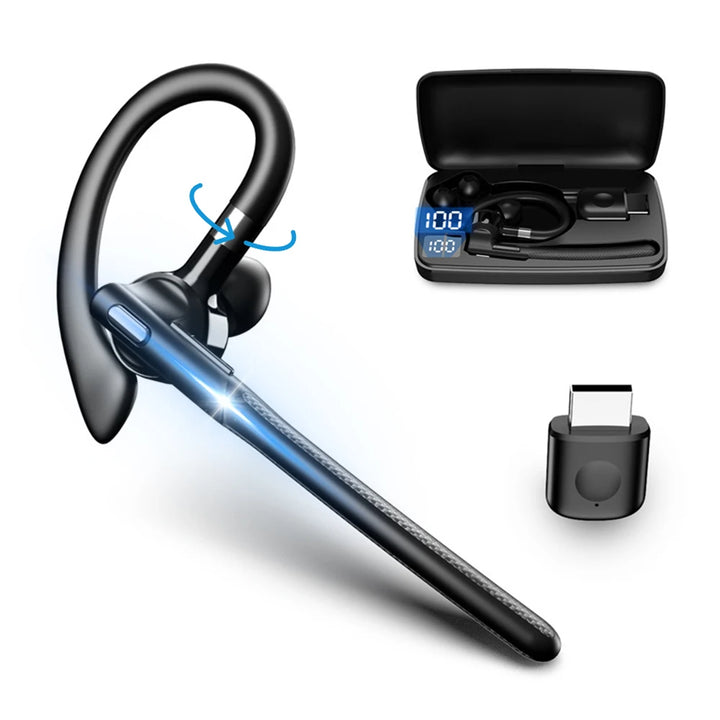 CUGUU Bluetooth 5.4 Ear Hook – ENC Noise Reduction, 48h Playtime – audio-accessory