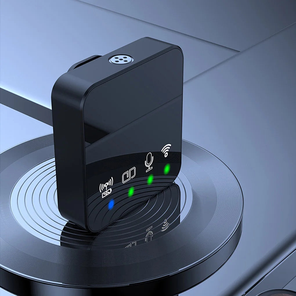 Wireless Magnetic Monitor & Lavalier Mic Kit for Vlogging & Streaming