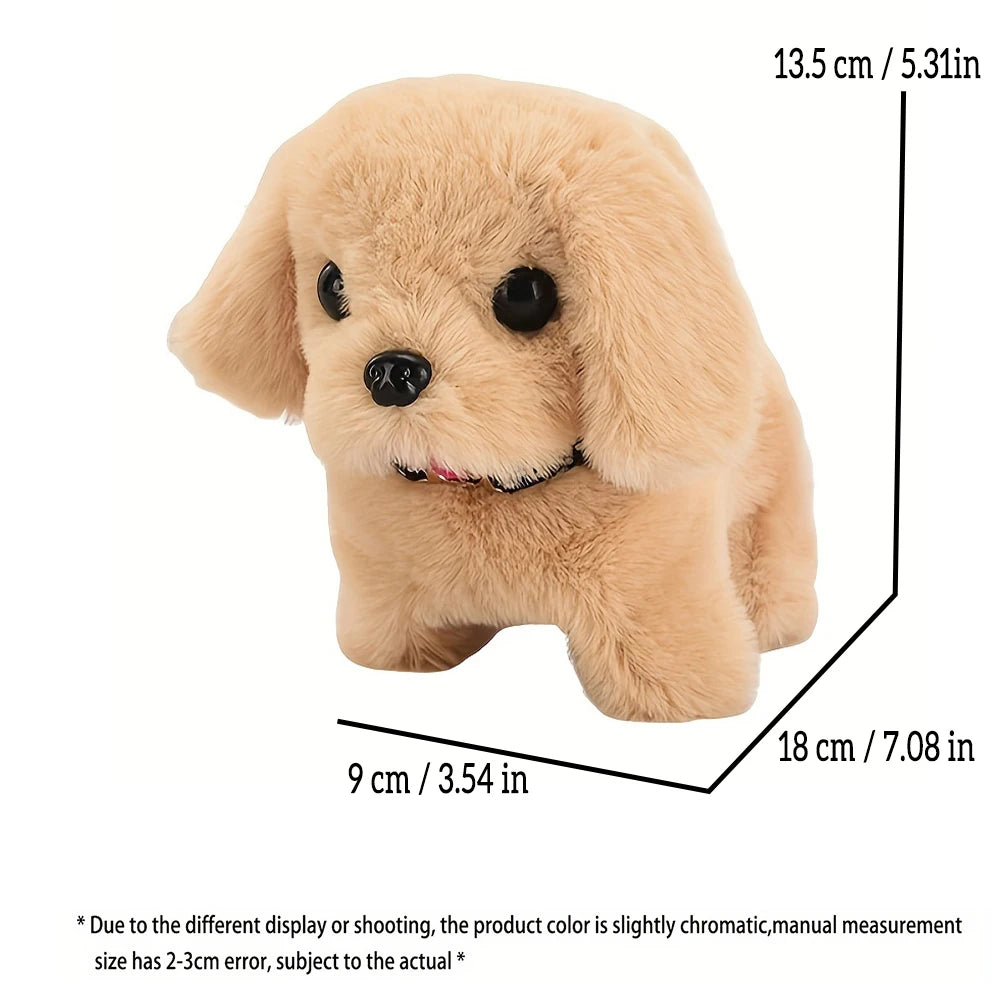 Realistic Plush Puppy Dog – Soft Stuffed Animal Toy