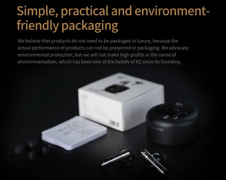 KZ Carol TWS Earphones – Hybrid ANC, 42H Battery, Low Latency