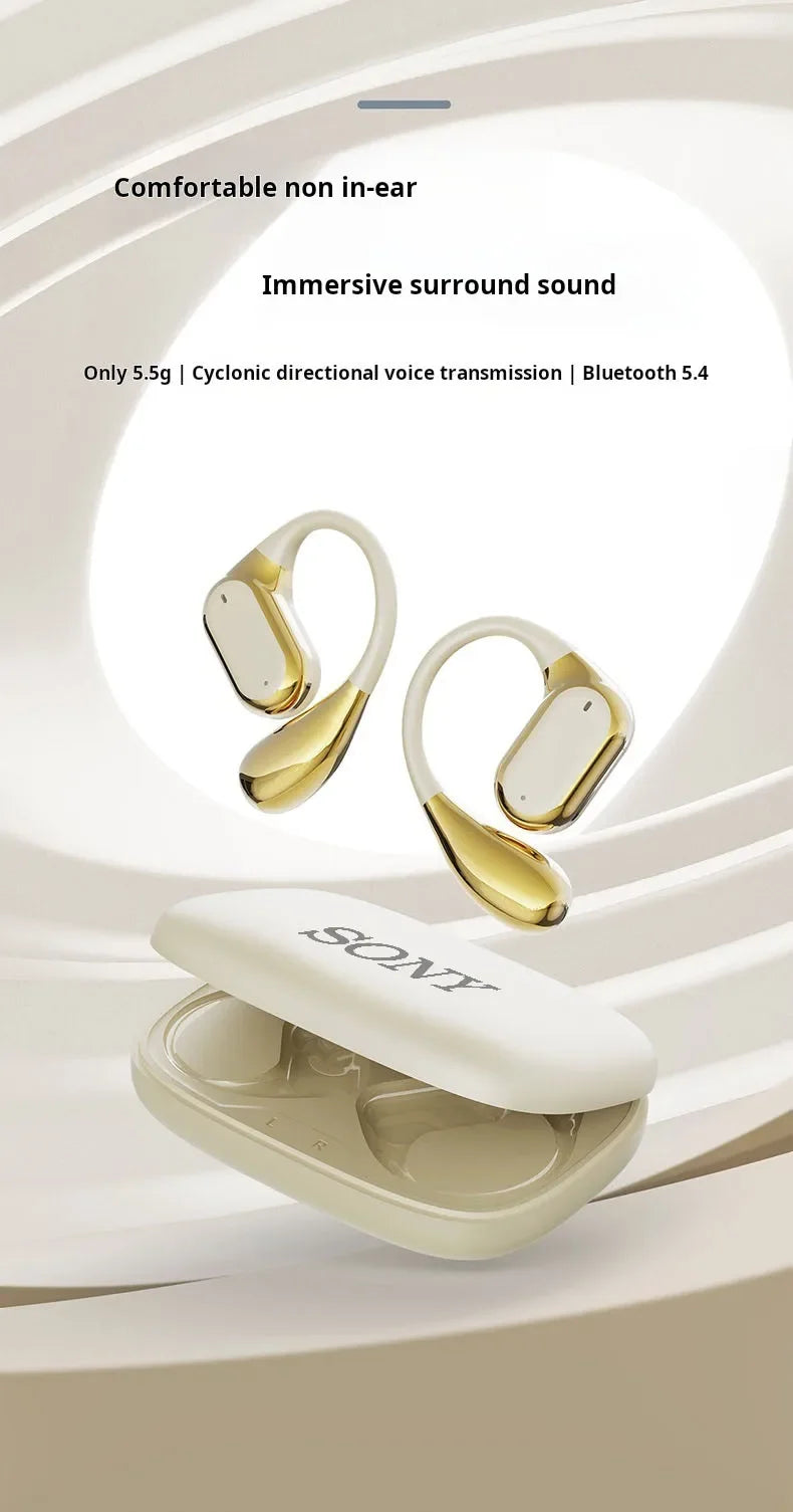 Sony Open-Ear Wireless Earphones – Lightweight, Surround Sound