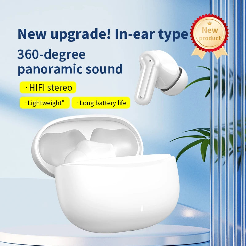 DAIDAN Bluetooth 5.3 TWS Earphones | Waterproof In-Ear with Mic