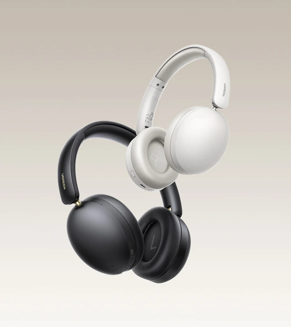 UGREEN Wireless + Wired Headphones – 80 H Battery & Dual Mode