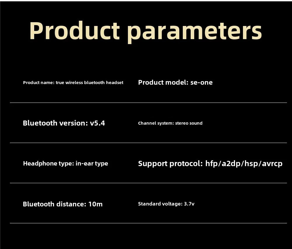 Smart Bluetooth Earphones – ANC, Touch Screen, Long Battery