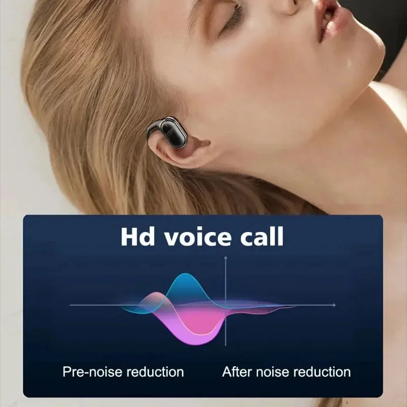 VYOPBC X91 Bluetooth 5.3 Ear Hook Earphones – Noise Cancelling & Mic
