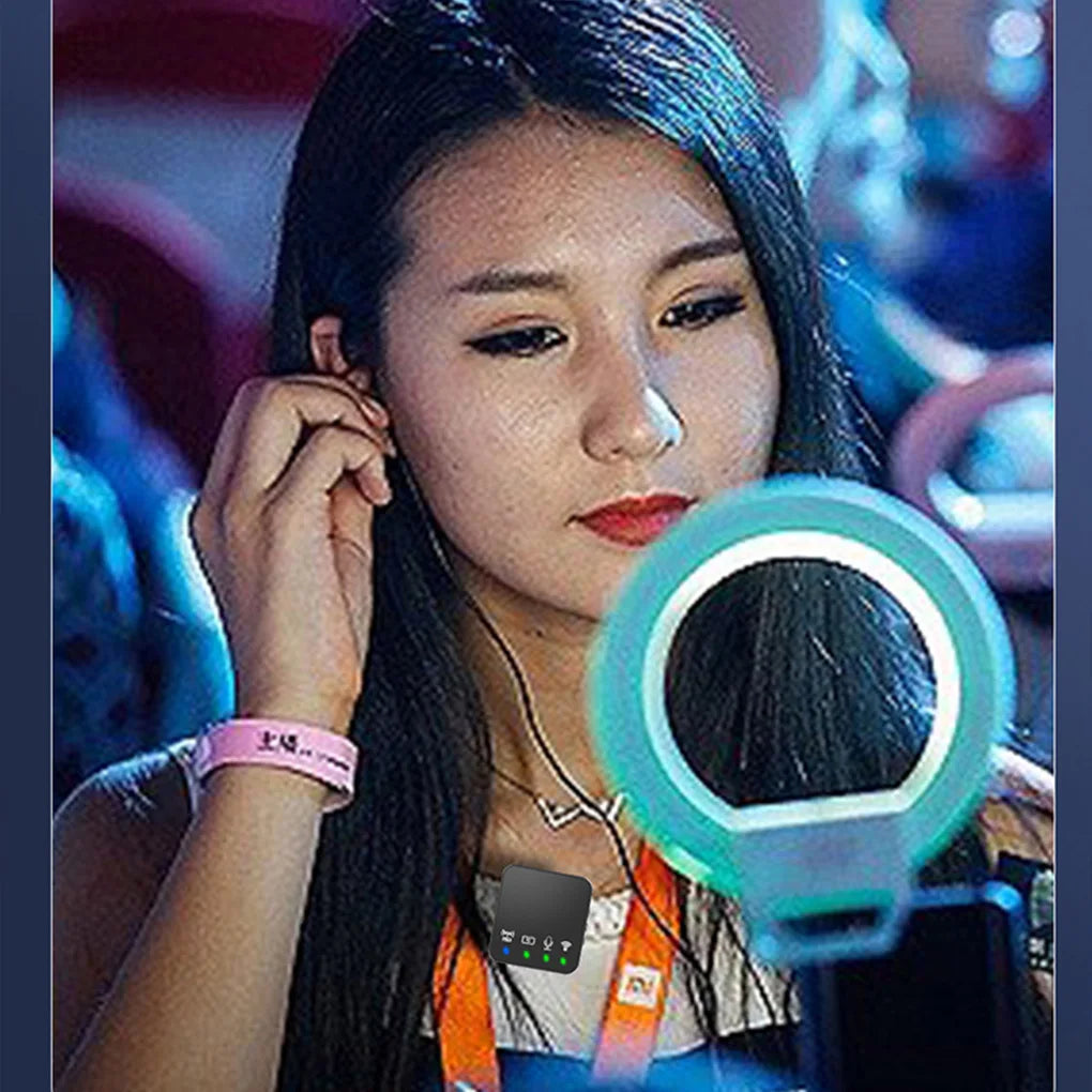 Wireless Magnetic Monitor & Lavalier Mic Kit for Vlogging & Streaming
