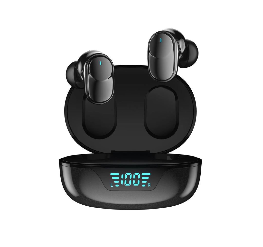 Beatfade Bluetooth 5.3 Earbuds – 60h Battery, ENC Mic & Game Mode