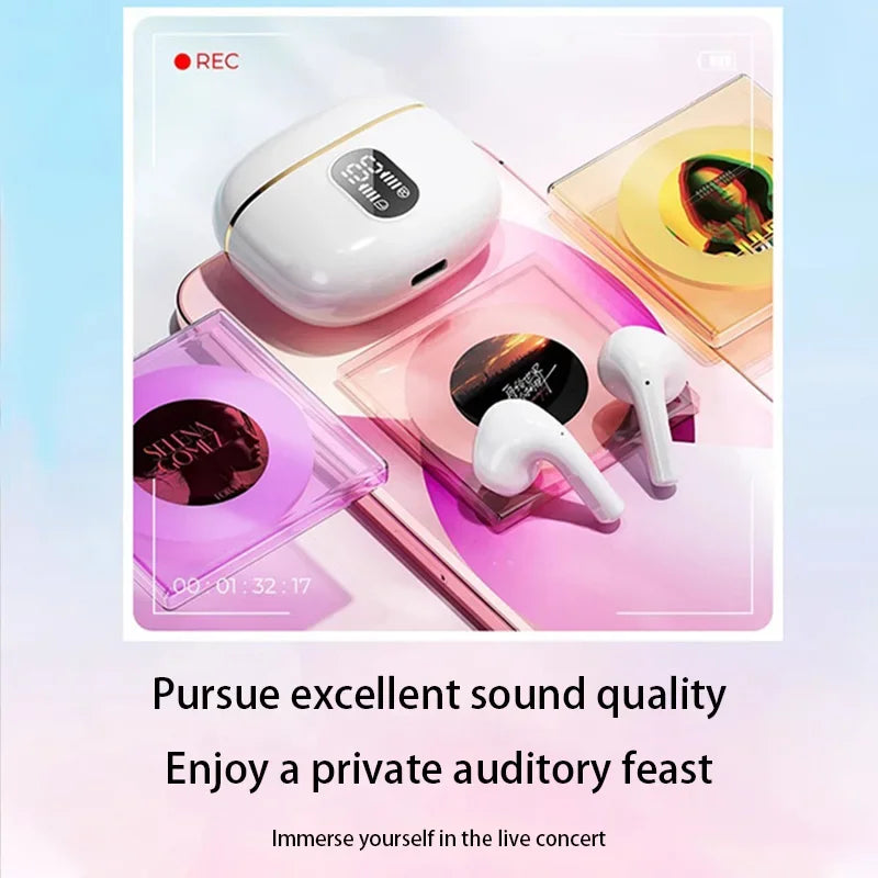 DIXSG TWS Bluetooth 5.2 Earphones – ANC, Touch Control, Low Latency