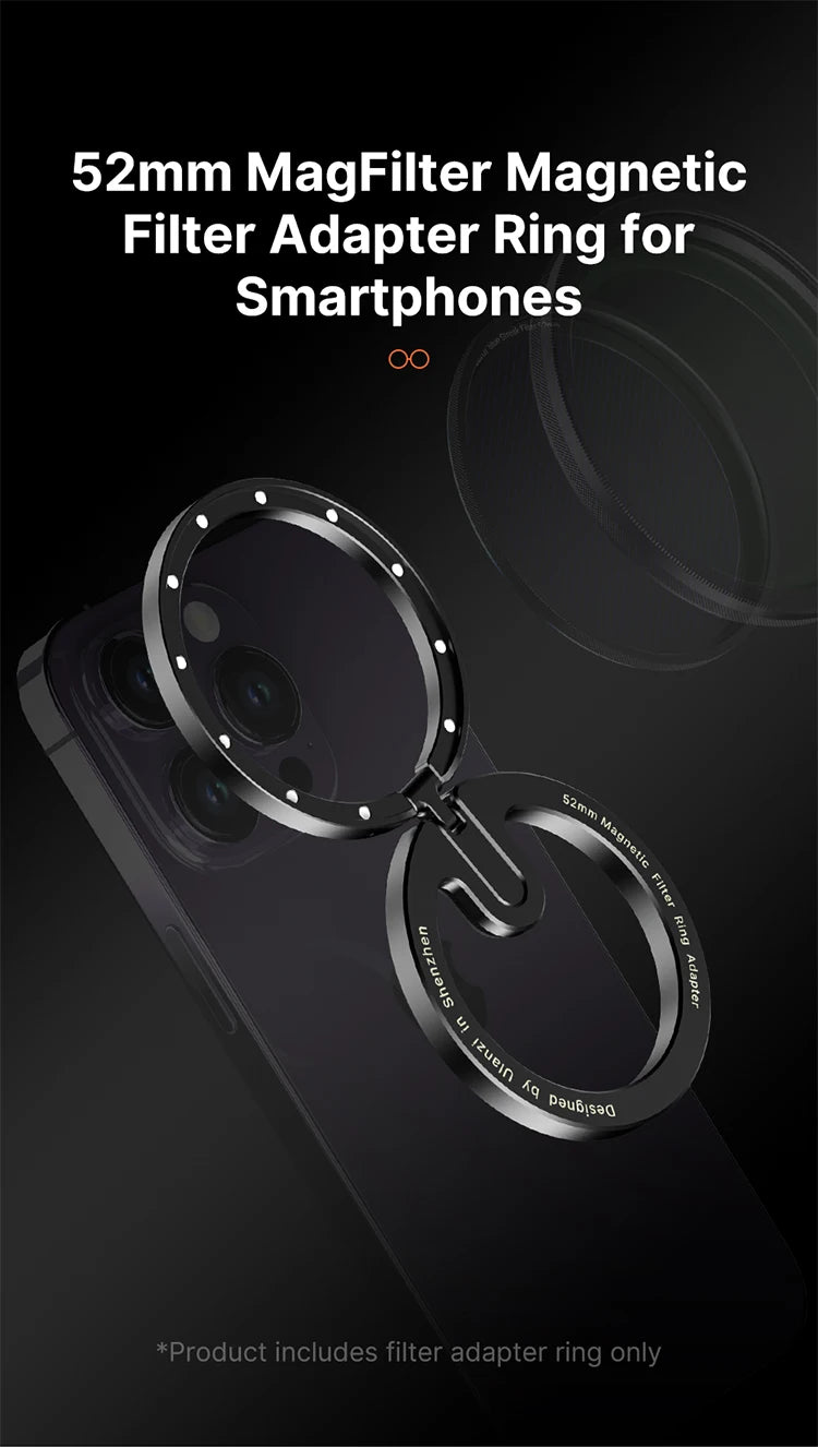 Ulanzi MagSafe Lens Adapter – Universal Magnetic Mount for iPhone & Android