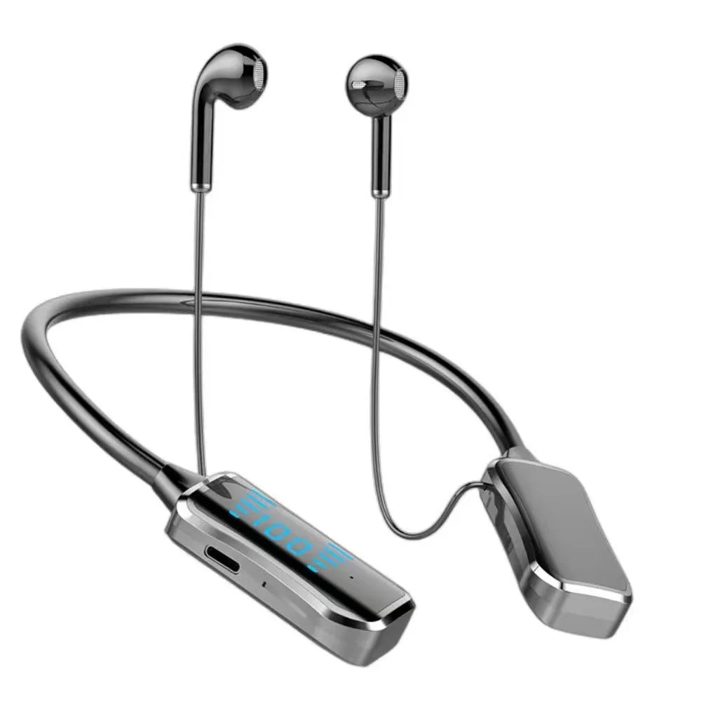 Newmsnr Bluetooth 5.4 Neckband – ANC, 30H Playtime, LED