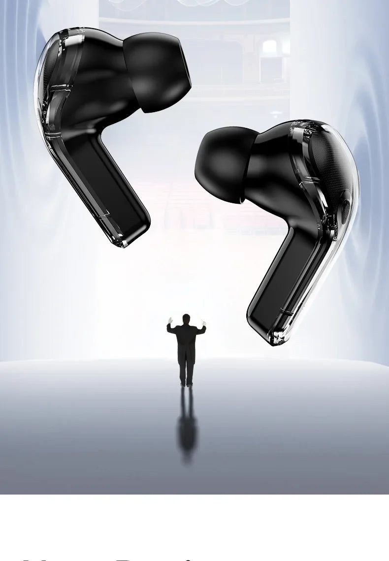 Beauddy TWS Bluetooth 5.4 Earbuds – ANC, Stereo Bass, LED