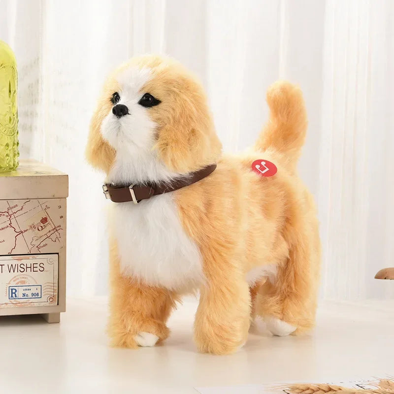 Electronic Plush Dog Toy – Sound & Motion Pet for Kids