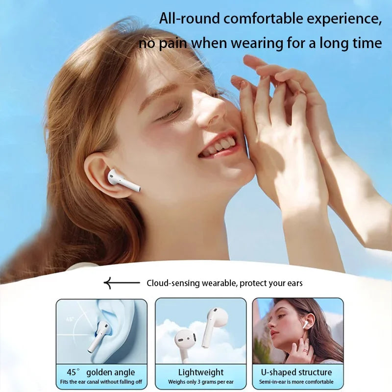 DIXSG TWS Bluetooth 5.2 Earphones – ANC, Touch Control, Low Latency