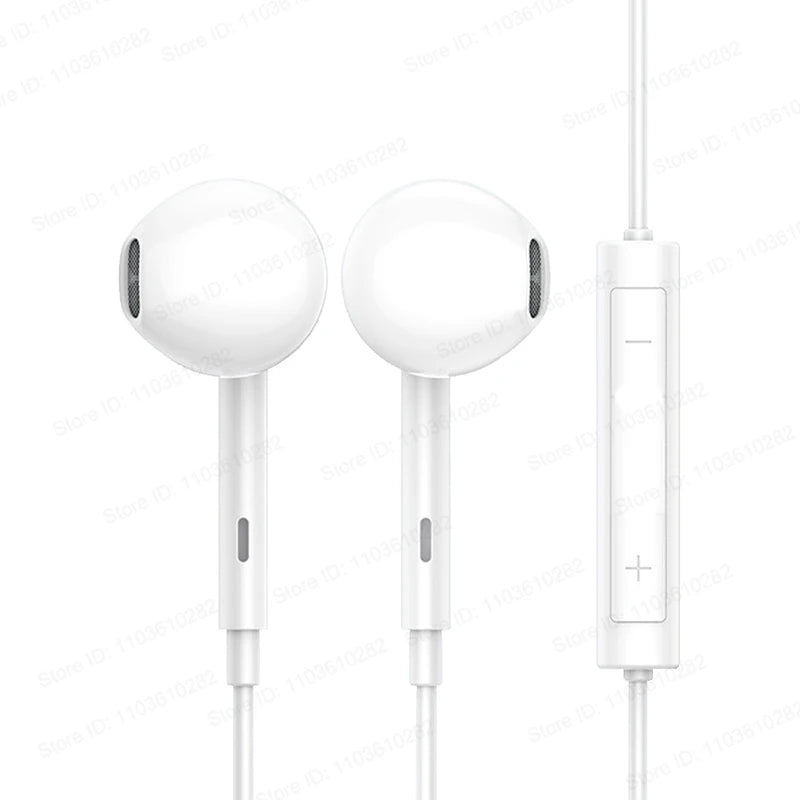 HKNL Wired Lightning Earphones for iPhone – ANC, Mic, Siri Support