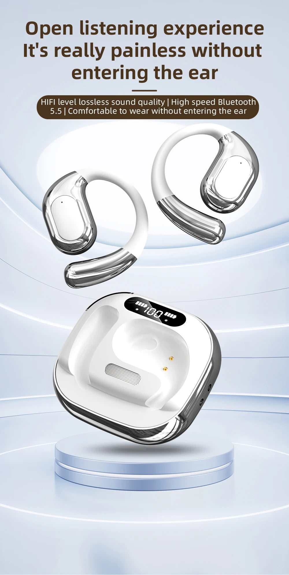 WJOY Bluetooth 5.4 Earbuds with Real-Time Translation – audio-accessory