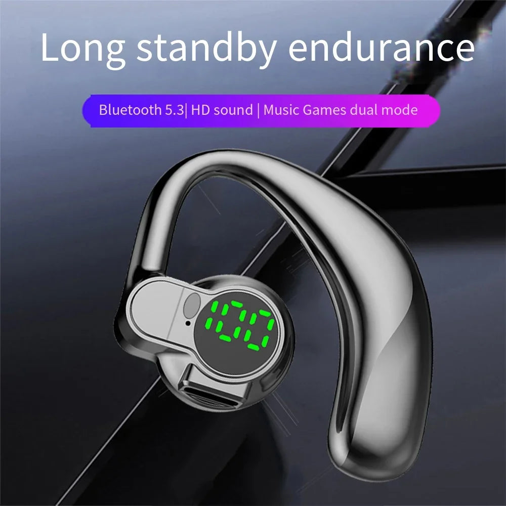 BAPPSUS Bluetooth 5.4 Bone Conduction Headset | ANC & Digital Display