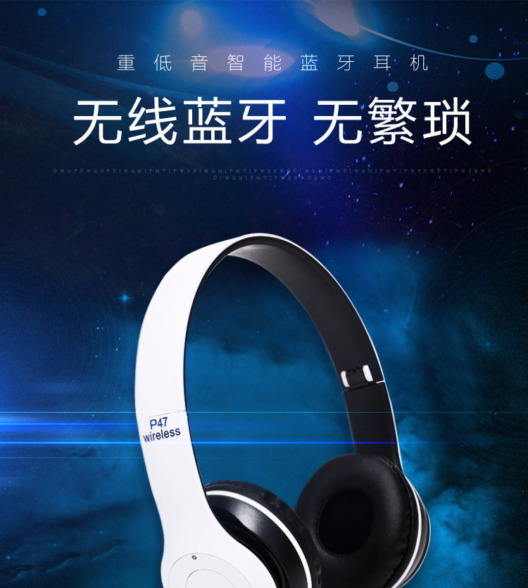 DIXSG P47 Bluetooth 5.0 Over-Ear Headphones – Portable & Waterproof