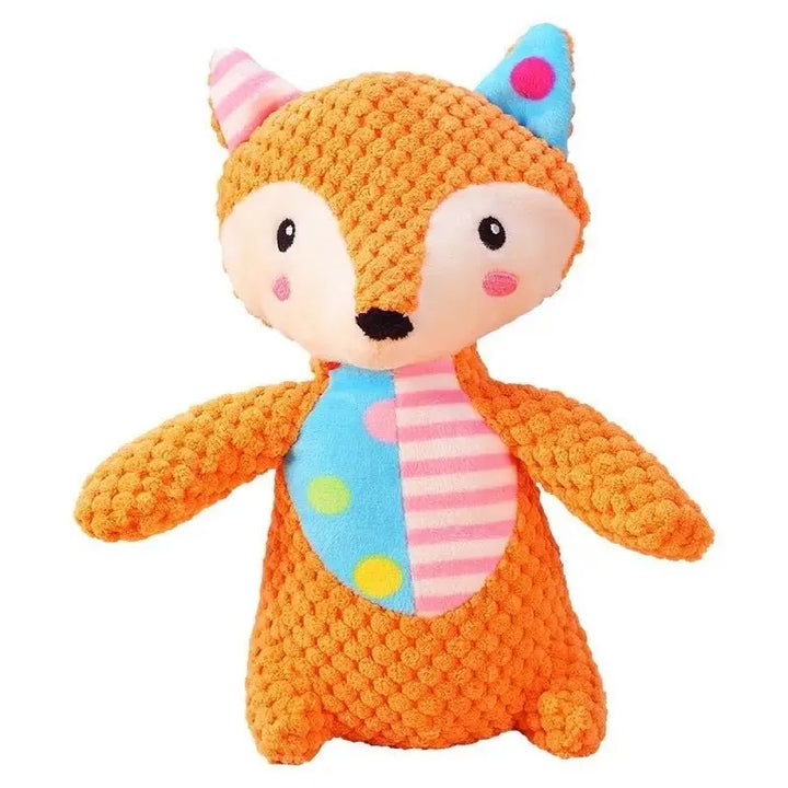 Plush Squeaky Dog Toy – Bite-Resistant Chew & Teething Toy