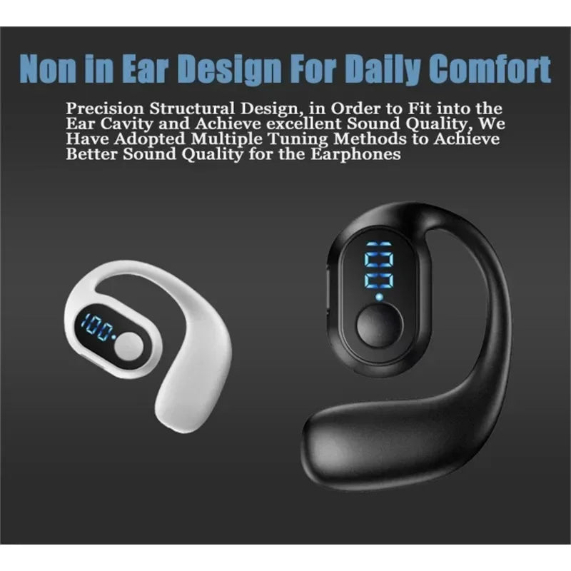 DIXSG Bluetooth 5.3 Ear Hook Headphones – Sport & Gaming – audio-accessory