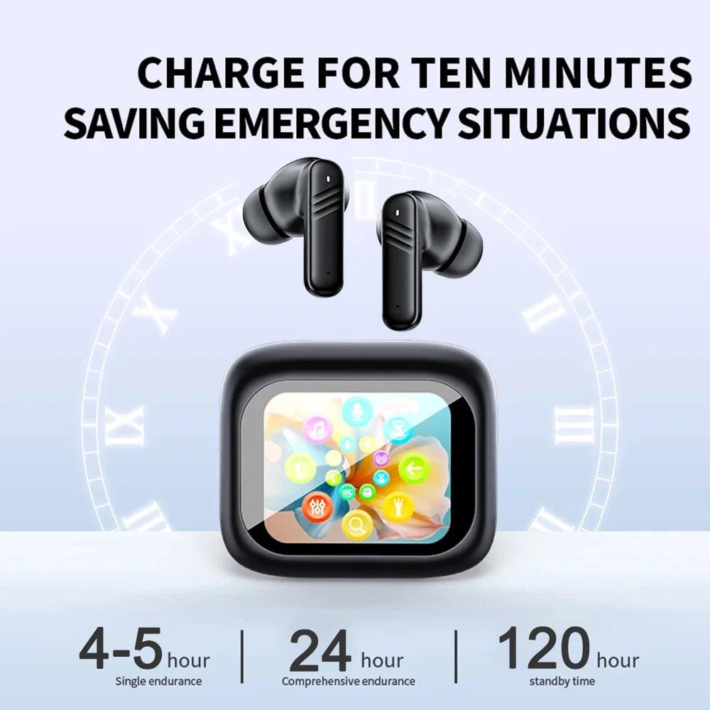CUGUU LX10 Bluetooth 5.4 Earbuds – ANC, ENC, Touch Screen