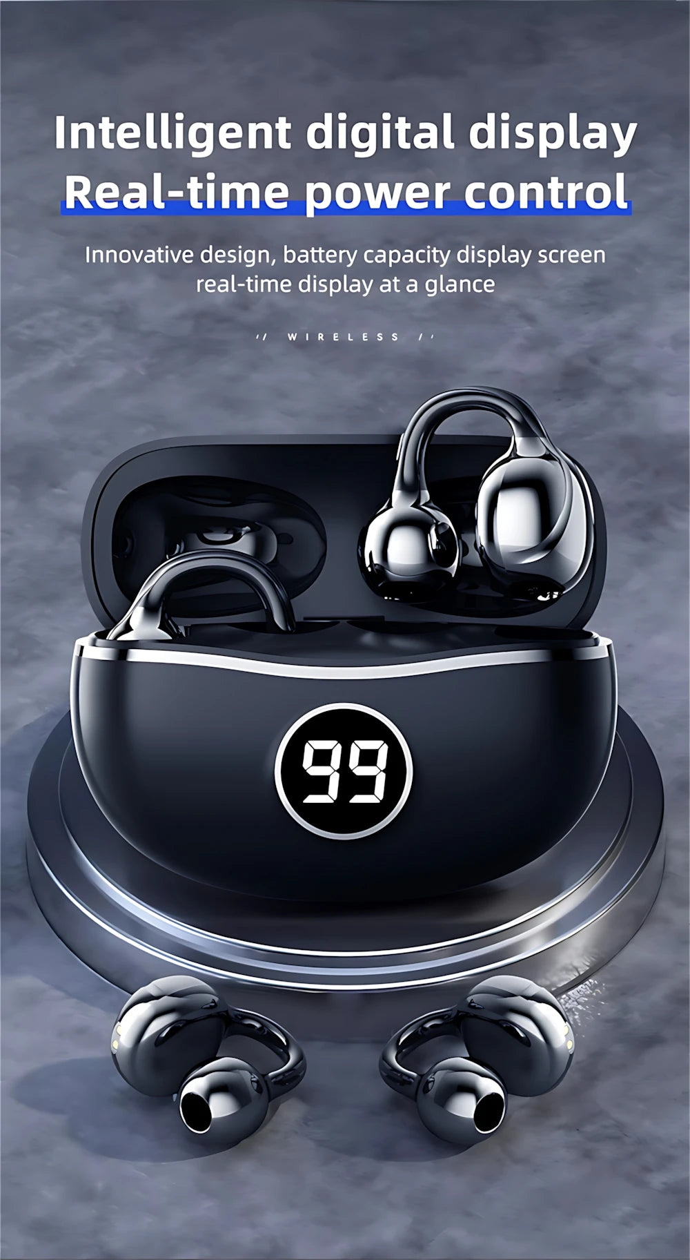 2025 Wireless Air Bone Conduction Earphones – HIFI, Waterproof – audio-accessory