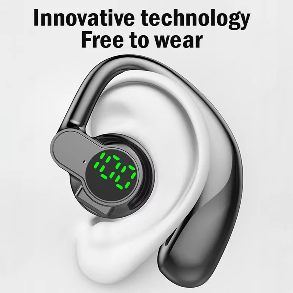 CUGUU Bluetooth 5.4 Ear Hook Headset with ENC & 20H Battery – audio-accessory