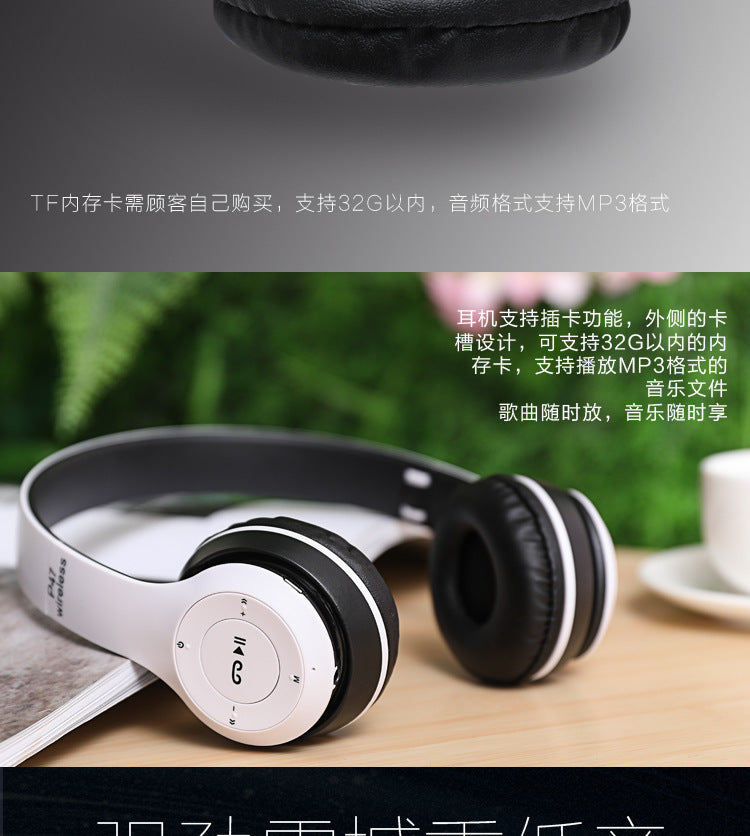 DIXSG P47 Bluetooth 5.0 Over-Ear Headphones – Portable & Waterproof