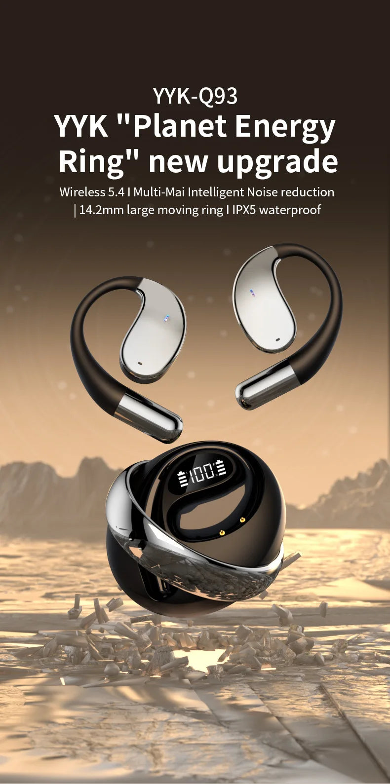 Gearix OWS Bluetooth Ear Hook Headphones with ANC – audio-accessory