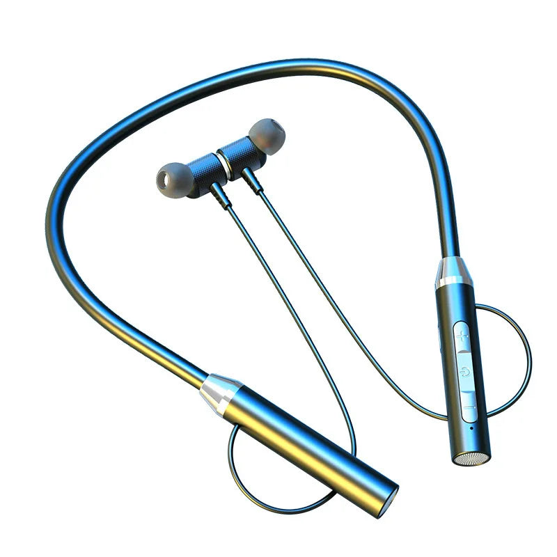 Fone Wireless Bluetooth Neckband Earphones with Mic – Magnetic Sport Headset for Gym & Travel