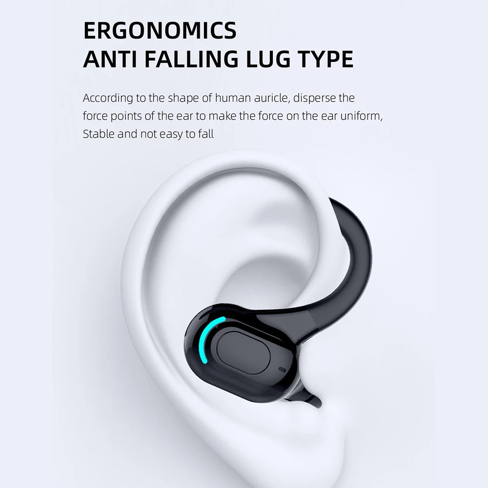 Virwir Bluetooth 5.2 Ear Hook Earbuds – ANC, HiFi Stereo, 60H