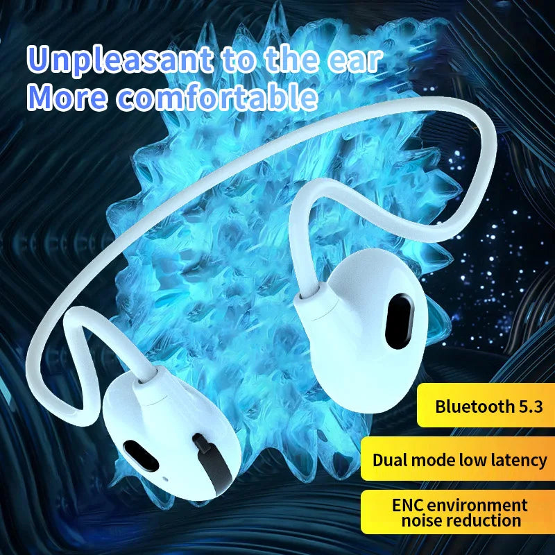 XCZJ Bluetooth 5.3 Sports Earbuds – Air Conduction, Ear Hook, Long Standby