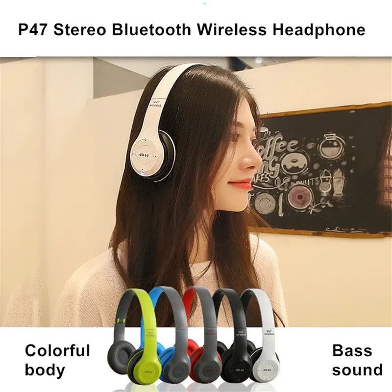 DIXSG P47 Wireless Headphones – Bluetooth 5.0 Over-Ear