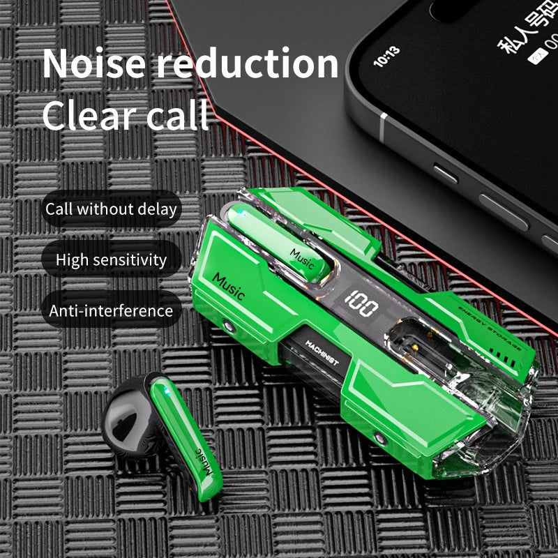 HAOMAI TWS Gaming Earbuds – Bluetooth 5.3, 8H Battery Life – audio-accessory
