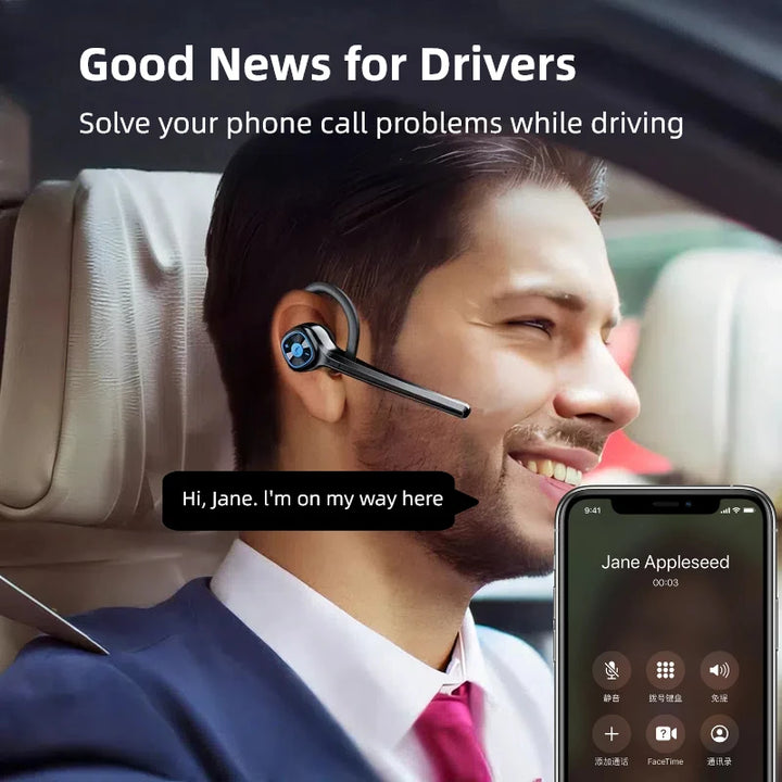 SUOMEIJA SM908 Bluetooth 5.3 Headset – Open-Ear, HiFi Bass, Noise Cancelling – audio-accessory