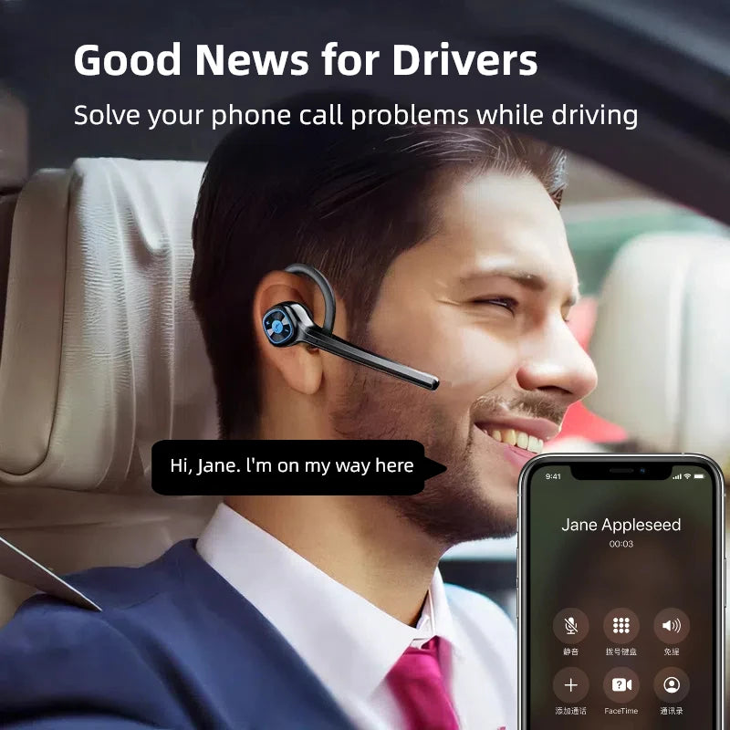 SUOMEIJA SM908 Bluetooth 5.3 Headset – Open-Ear, HiFi Bass, Noise Cancelling – audio-accessory