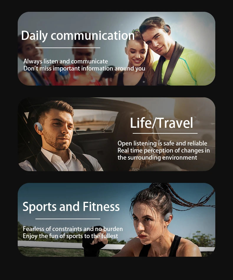 SHUKE Bluetooth 5.3 Earphones – Wireless, Waterproof, TWS Audio