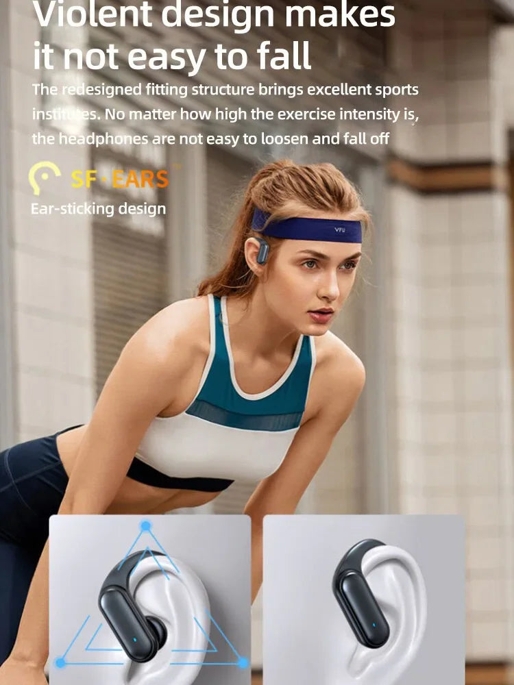 A520 Bluetooth 5.3 Wireless Headset – HD Stereo, Sweatproof – audio-accessory