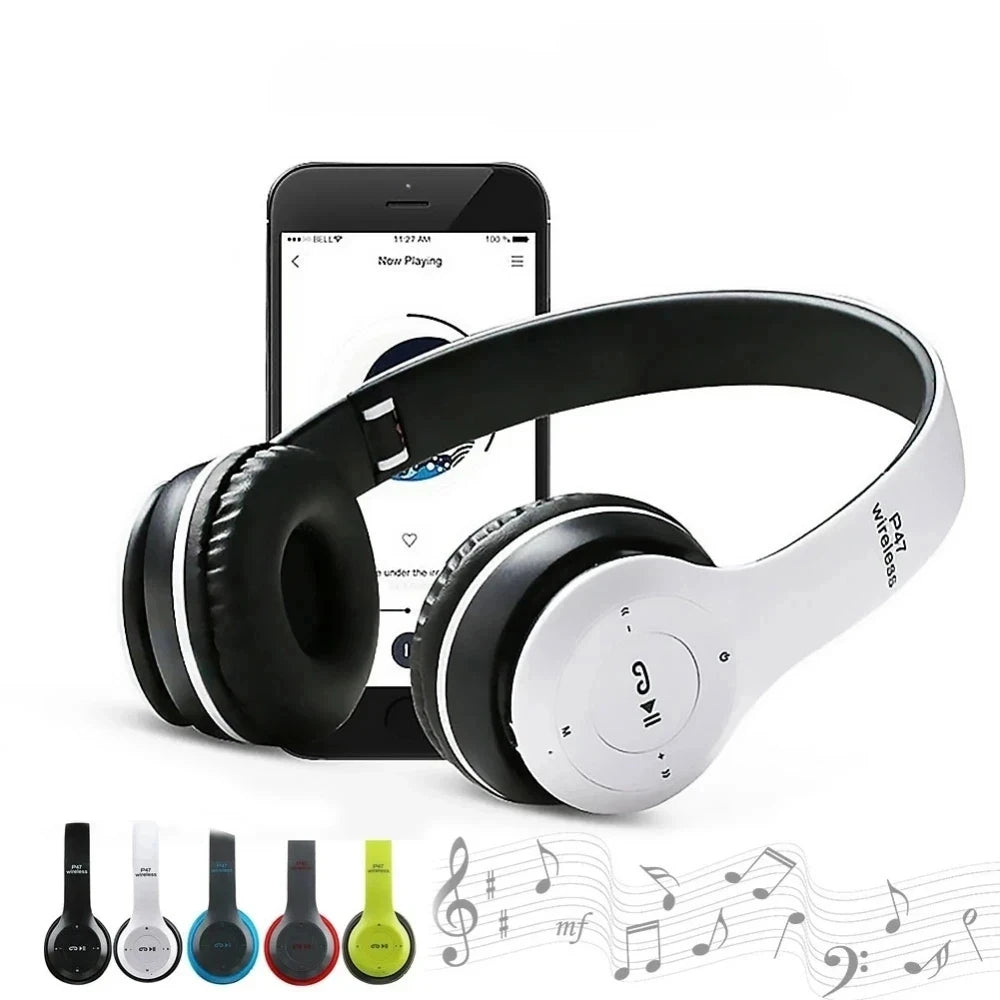 Briame P47 Bluetooth 5.0 Headphones – Foldable HiFi Stereo Over-Ear Wireless Headset with Mic
